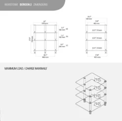 Norstone Bergen 2, Hifi-bänk
