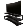 Norstone Esse Curve, mediabänk satin svart