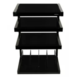 Norstone Esse Hifi Vinyl, svart stereobänk