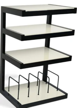 Norstone Esse Hifi Vinyl, vit stereobänk