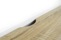 Norstone Esse WS vägghylla för skivspelare, svart/svart glas