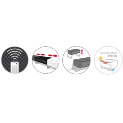Norstone Khalm, TV/mediabänk pianosvart