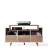 NorStone Oslo Vinyl 1200 mediabänk vit/ek
