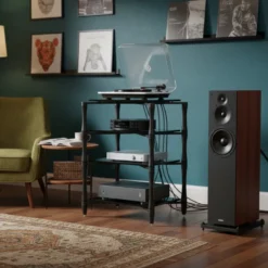 Norstone Slender Hifi elegant HiFi-möbel, Gunmetal Grey
