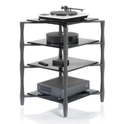 Norstone Slender Hifi elegant HiFi-möbel, Gunmetal Grey
