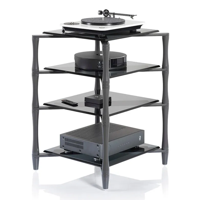 Norstone Slender Hifi elegant HiFi-möbel, Gunmetal Grey