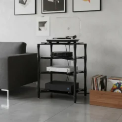 Norstone Slender Hifi elegant HiFi-möbel, Gunmetal Grey