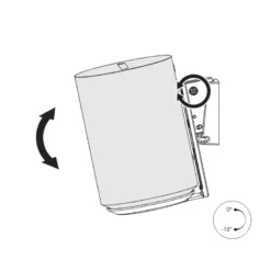 Norstone Sonos Era 100 WM tiltbart väggfäste, svart