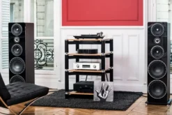 Norstone Spider 4 Hifi-rack, bamboo