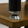 Norstone Stäbbl Hifi stereobänk, bambu med mattsvarta ben