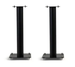 Norstone Stylum 2, högtalarstativ mattsvarta 60 cm höga