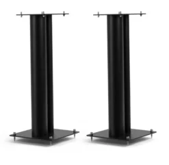 Norstone Stylum 2, högtalarstativ mattsvarta 60 cm höga