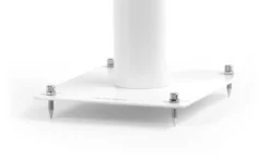 Norstone Stylum 3, högtalarstativ mattvita 80 cm höga
