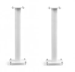 Norstone Stylum 3, högtalarstativ mattvita 80 cm höga