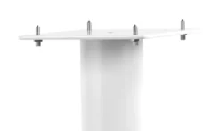 Norstone Stylum 1, högtalarstativ mattvita 50 cm höga