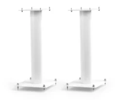 Norstone Stylum 1, högtalarstativ mattvita 50 cm höga