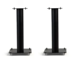 Norstone Stylum 1, högtalarstativ mattsvarta 50 cm höga