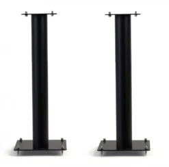Norstone Stylum 3, högtalarstativ mattsvarta 80 cm höga