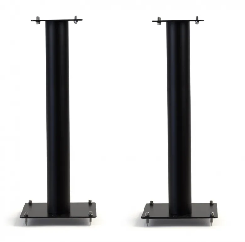 Norstone Stylum 3, högtalarstativ mattsvarta 80 cm höga