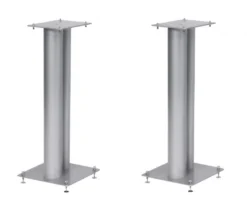 Norstone Stylum 2, högtalarstativ matt silver 60 cm höga