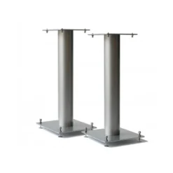 Norstone Stylum 1, högtalarstativ matt silver 50 cm höga