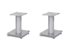 Norstone Stylum S, högtalarstativ silver 20 cm höga
