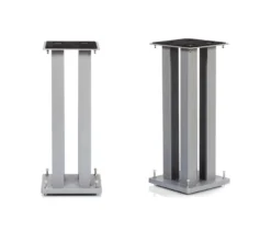Norstone Stylum Square, högtalarstativ i silverfinish