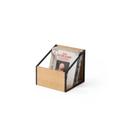 NorStone Vinyl LP Case, bambu/svart