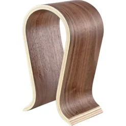 Norstone Wooden Headphone Stand, hörlursställ i valnöt