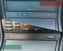 Omplaceringskit för klimatkontroller (separata knappar), BMW E46