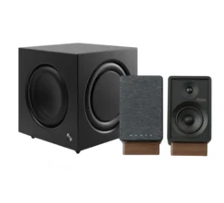 Onkyo GX-30ARC med Audio Pro SW-10 aktivt 2.1 högtalarpaket, svart