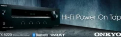 Onkyo TX-8220 & Dynavoice Magic F-7 svart, 2.0 stereopaket