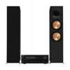 Onkyo TX-8470 & Klipsch R-800F Stereopaket Golvhögtalare