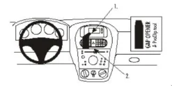 Opel Corsa 01-06, Centrerad