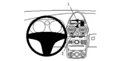 Opel Corsa 07-14, Vinklad, Hög