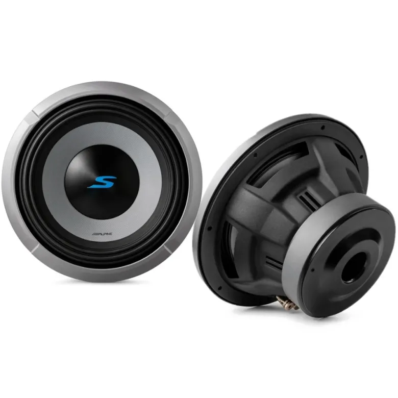 2-pack Alpine S2-W10D4, 10 tums baselement