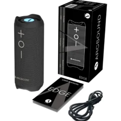 2-pack Arcsound EDGE Bluetooth-högtalare, svart