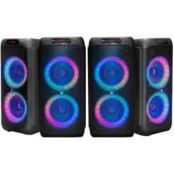 4-pack Arcsound HAZE (gen.2), partyhögtalare med trådlös mikrofon och Bluetooth