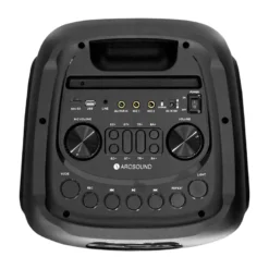 2-pack Arcsound HAZE (gen.2), partyhögtalare med trådlös mikrofon och Bluetooth