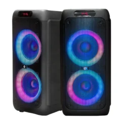 2-pack Arcsound HAZE (gen.2), partyhögtalare med trådlös mikrofon och Bluetooth
