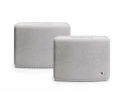 2-pack Audio Pro A15 W portabel Wifi-högtalare, ljusgrå