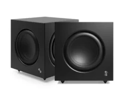 2-pack Audio Pro SW10, aktiv subwoofer svart