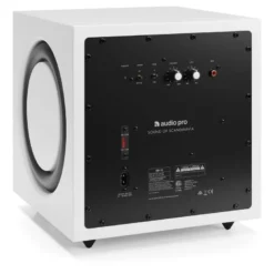 2-pack Audio Pro SW10, aktiv subwoofer vit