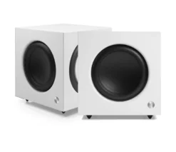 2-pack Audio Pro SW10, aktiv subwoofer vit