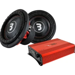 2-pack Bass Habit E2300D1 med SE5100.1DF, 2x12 baspaket