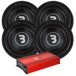 4-pack Bass Habit E2380D1 & SE8000.1D2, brutalt baspaket