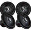4-pack Bass Habit Elite 2 E2380D2, 15 tums baselement