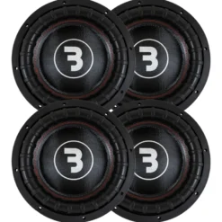 4-pack Bass Habit Elite 2 E2300D1, 12 tums baselement
