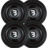 4-pack Bass Habit Elite 2 E2300D2, 12 tums baselement