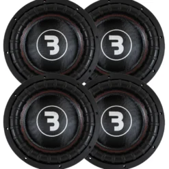 4-pack Bass Habit Elite 2 E2300D2, 12 tums baselement